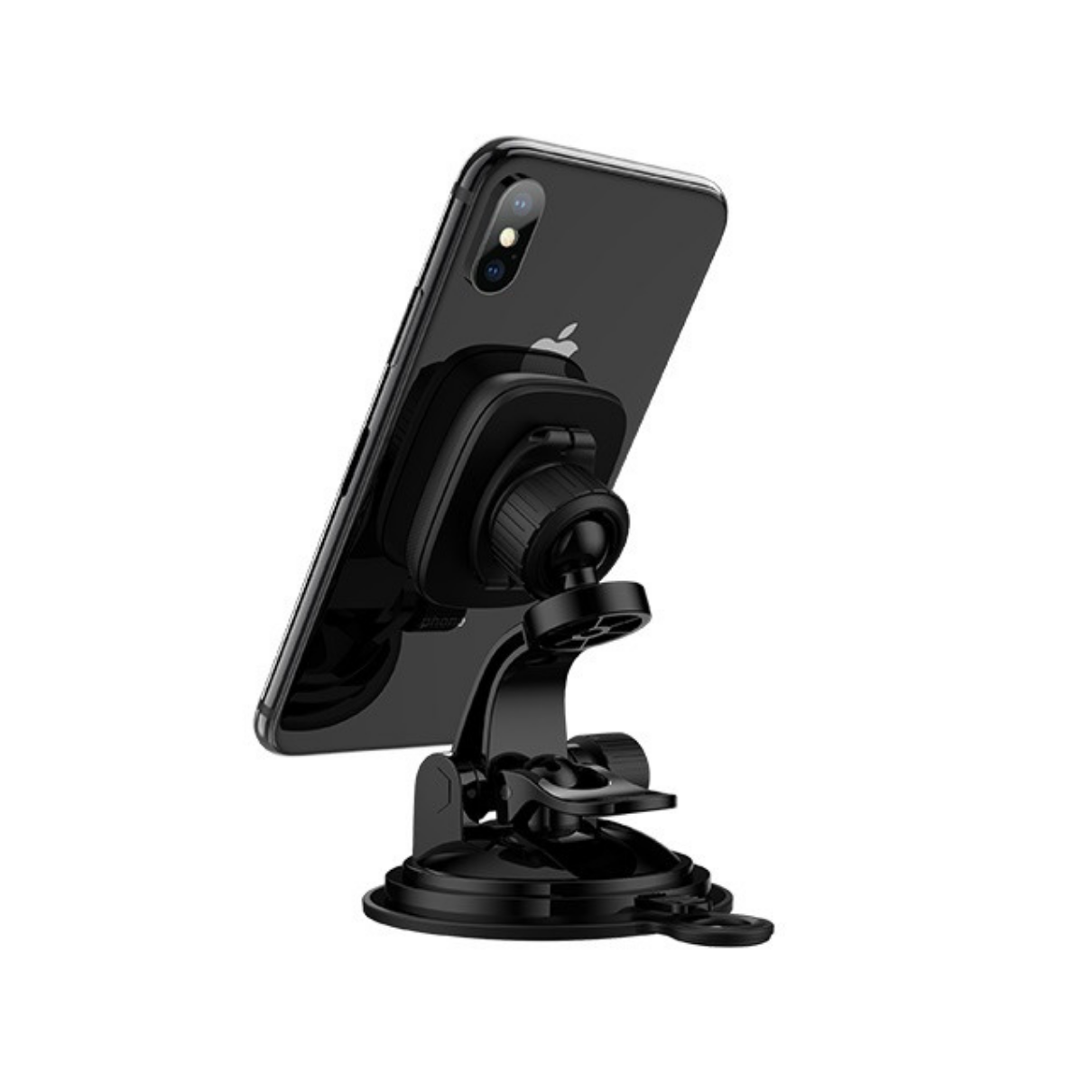 Автотримач для телефону Hoco CA28 Happy journey series suction cup magnetic Black (01814) - фото 2