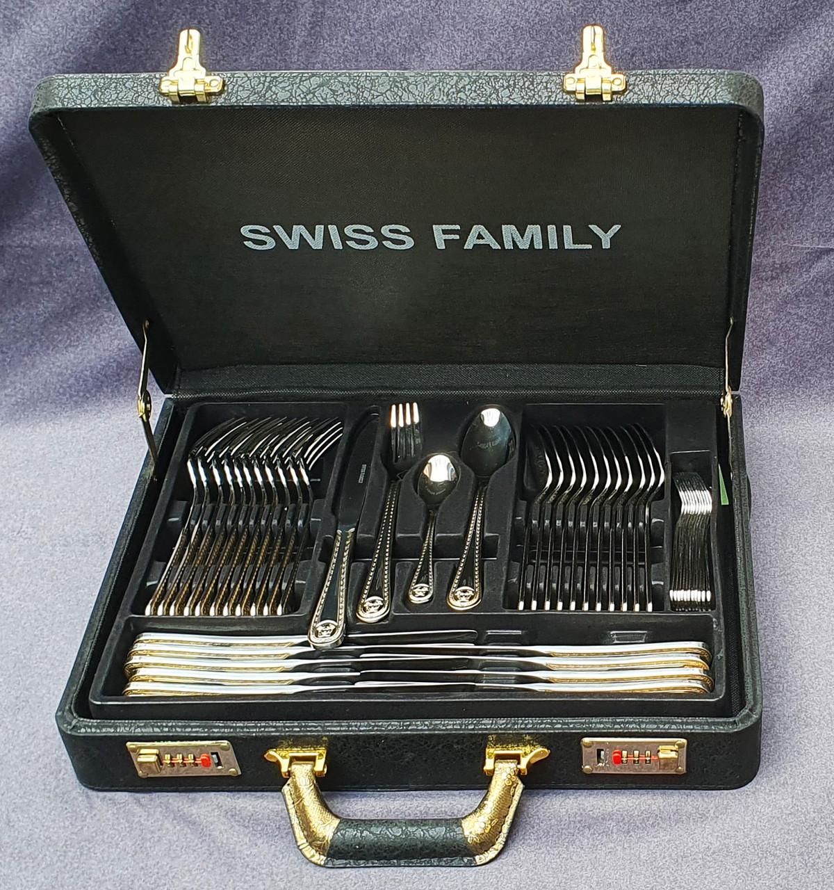 ᐉ Набор столовых приборов Swiss Family 187 Версаче на 12 персон в