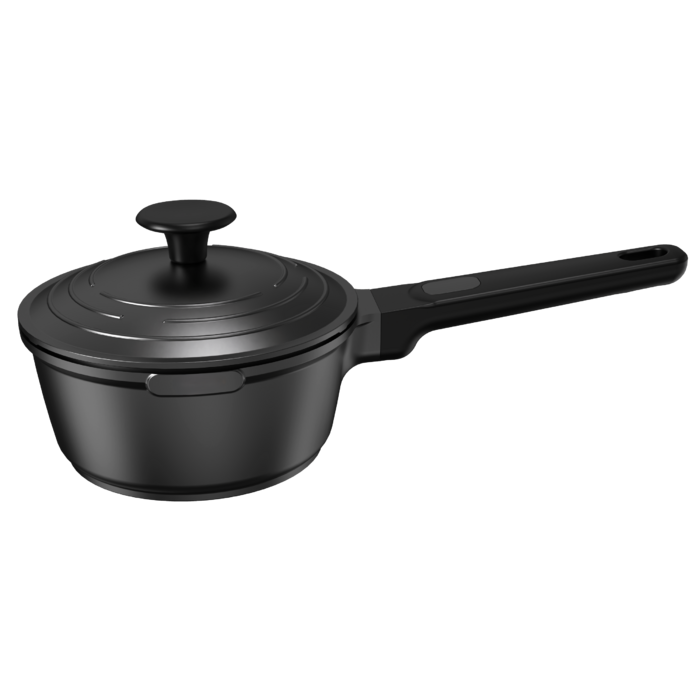 Ковш IQ Be Simple 16 см 1,3 л Черный