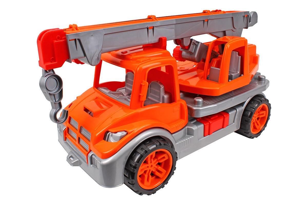 Машина ТехноК автокран Помаранчевий 3695 (MTT-59722)