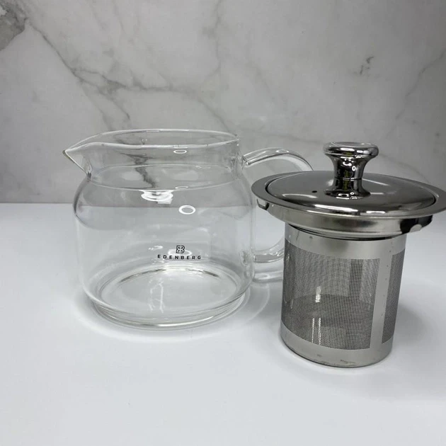 Заварювальний чайник Edenberg 800 мл термостійкий до 500 °C (EB-19032) - фото 4 Заварювальний чайник Edenberg 800 мл термостійкий до 500 °C (EB-19032) - фото 4