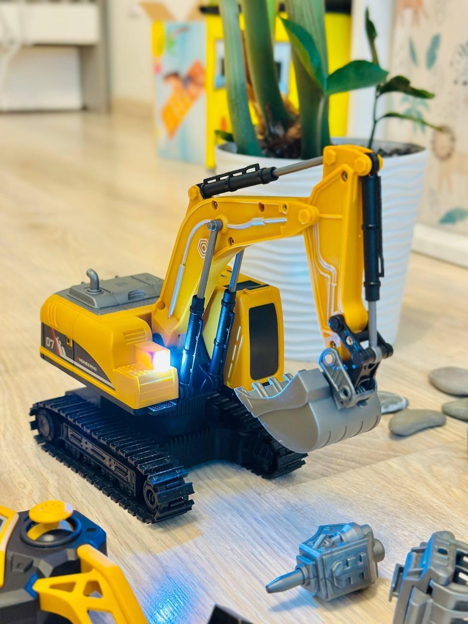 Игровой экскаватор на радиоуправлении для мальчика (2760327587) - фото 2 Игровой экскаватор на радиоуправлении для мальчика (2760327587) - фото 2