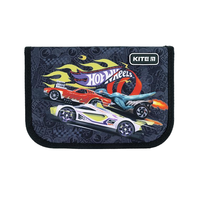 Пенал KITE Hot Wheels HW24-621 на 1 відділення з 1 відворотом без наповнення (66995)