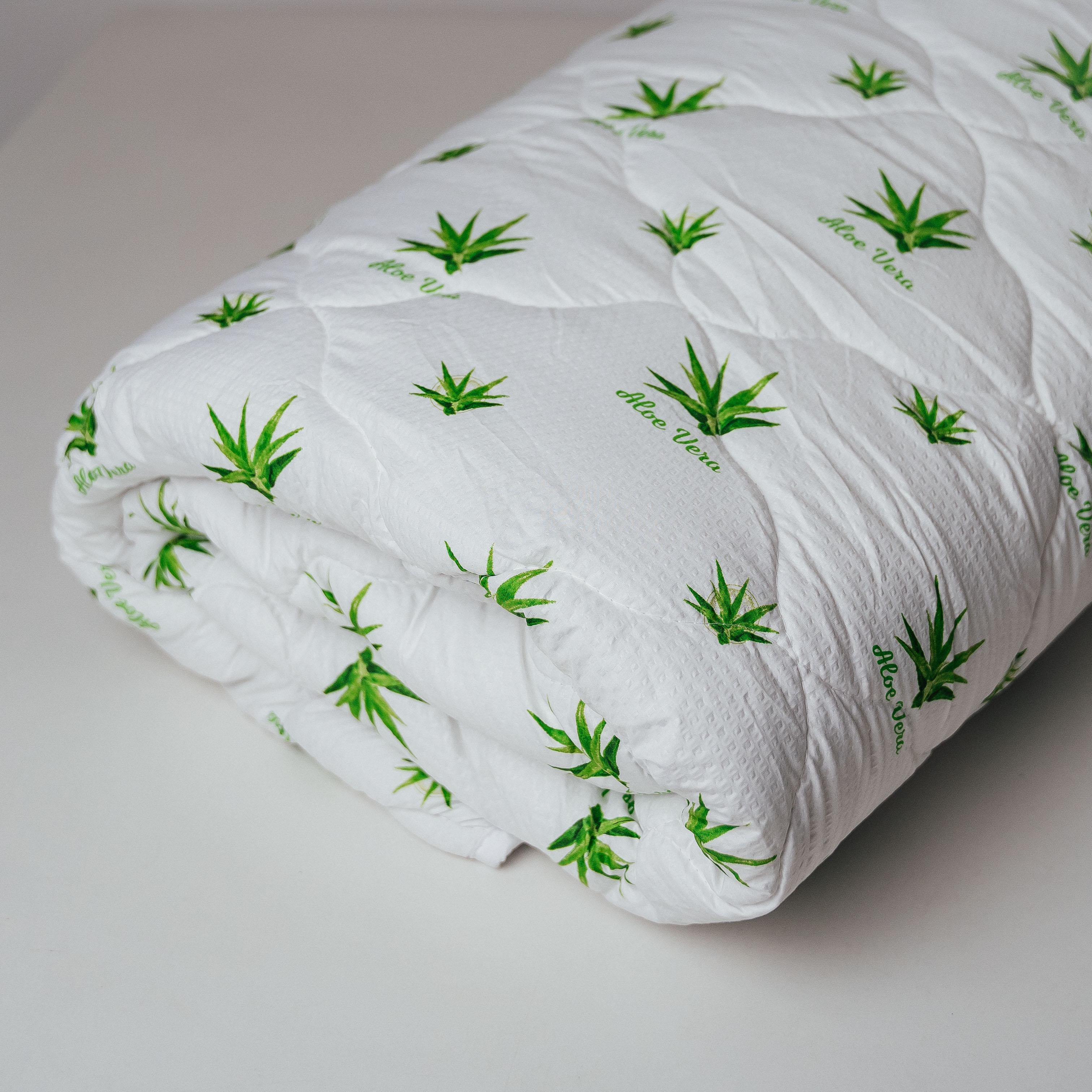 Одеяло алоэ вера летняя 175х215 см Белый (86848) - фото 1 Одеяло алоэ вера летняя 175х215 см Белый (86848) - фото 1