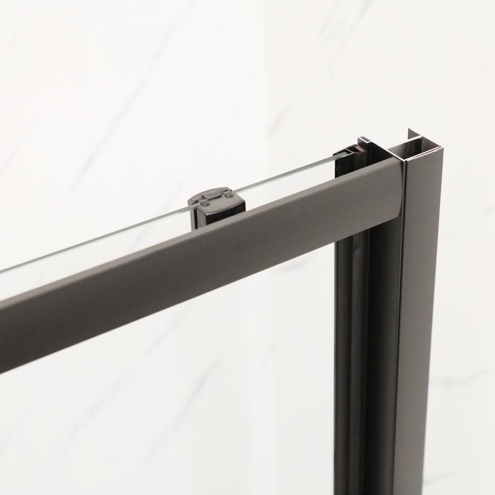 Дверь в нишу MIXXUS Premium DIVERSE SD01-120x185-TR прозрачное стекло 5 мм Black (MI6877) - фото 8 Дверь в нишу MIXXUS Premium DIVERSE SD01-120x185-TR прозрачное стекло 5 мм Black (MI6877) - фото 8