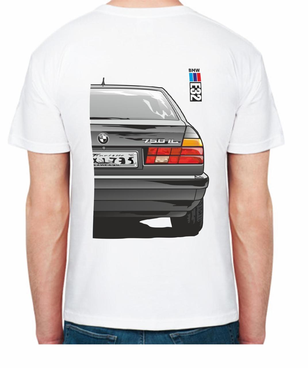 Футболка мужская Avtolife BMW E32 Stock R 106232 M Белый (2494942846)
