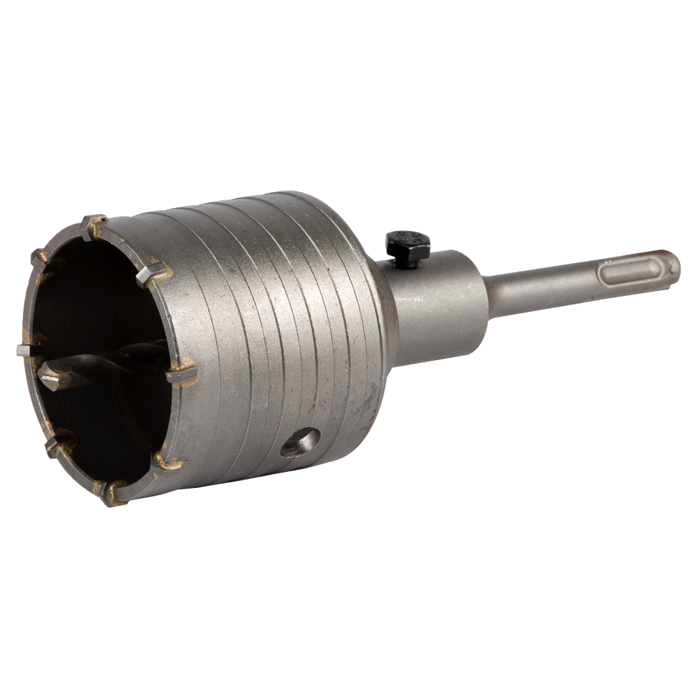 Коронка по бетону SDS PLUS 50х70 мм Т6 и хвостик 110 мм (45336)