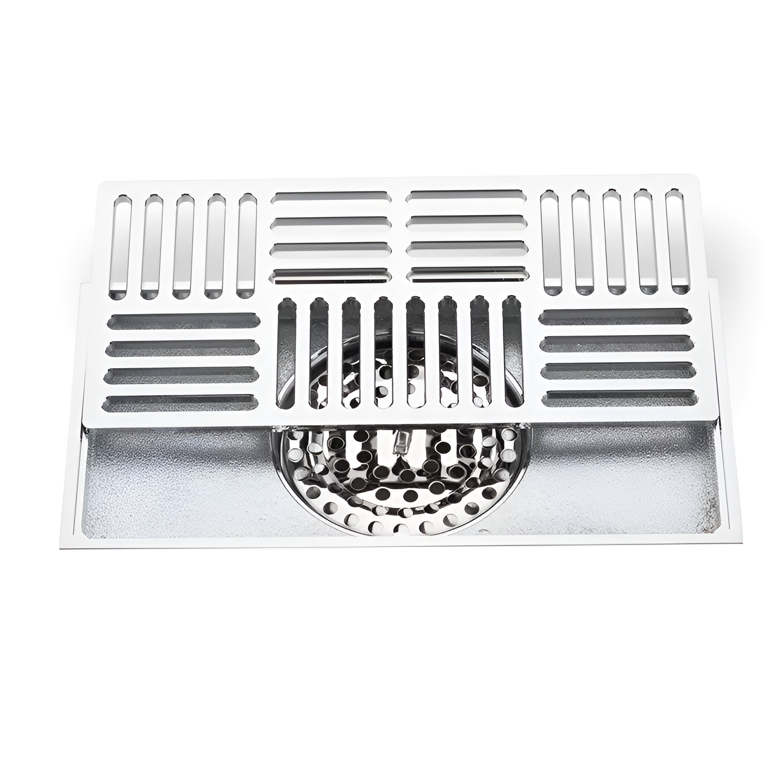 Трап для душа Gappo G82050 латунь 100х200 мм Хром (SQ-1037676)