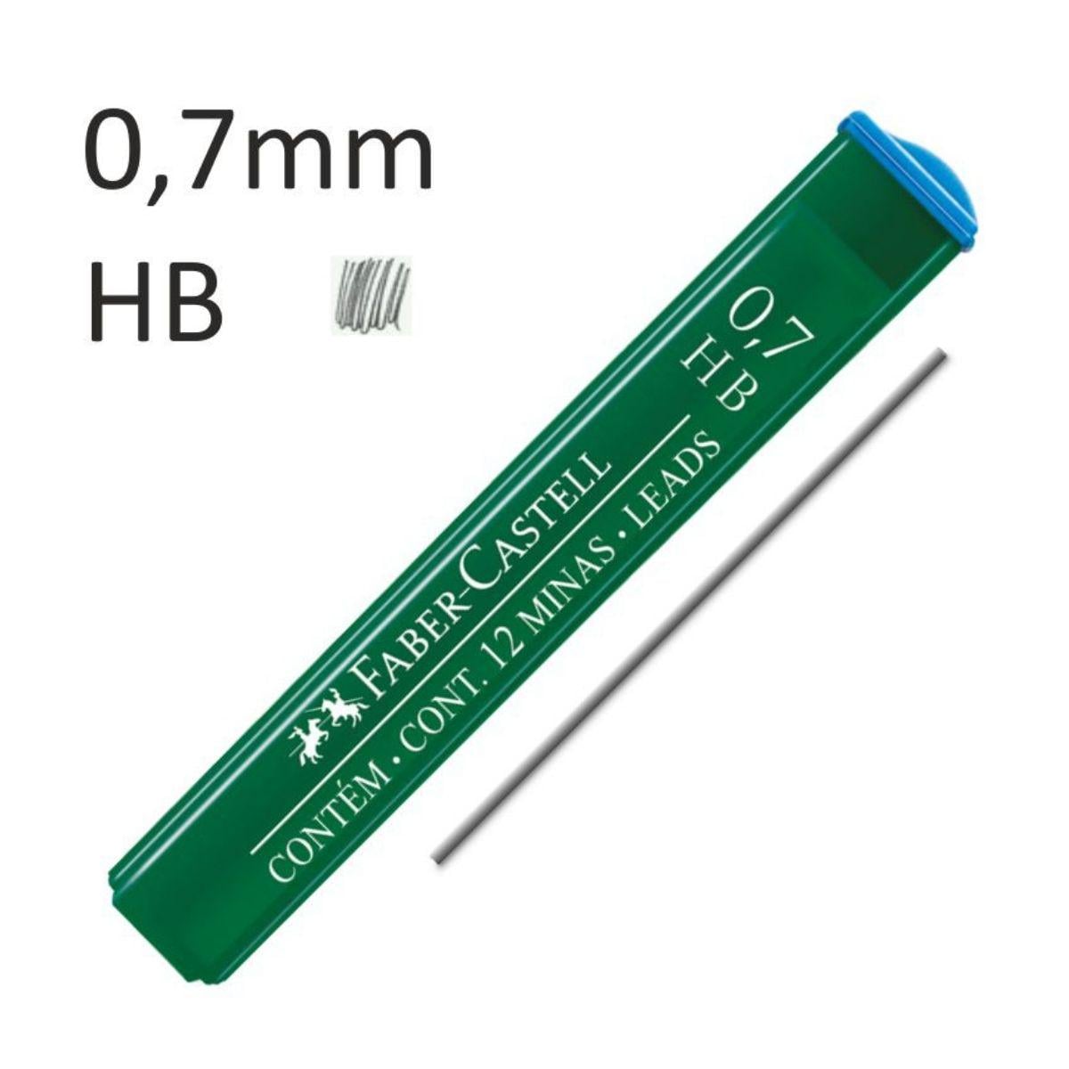 Грифель для механического карандаша Faber-Castell, 0,7 мм. НВ, , OF/9125 (521700)