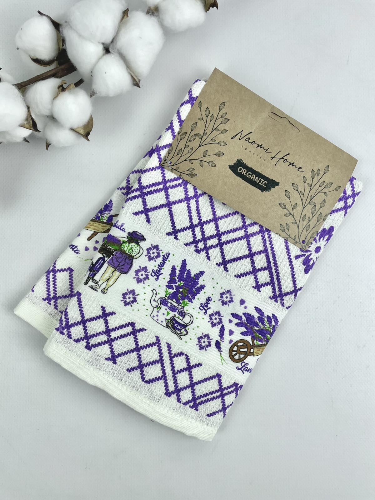 Набор вафельных полотенец Pietra Hanger Lavender 2 шт. (CN37498)