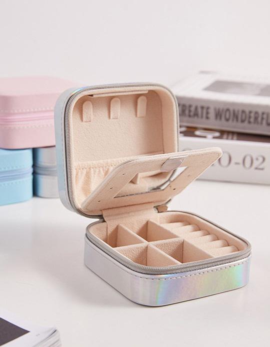 Органайзер для біжутерії та прикрас 15018 5х10х10 см перламутровий (5002596) - фото 4 Органайзер для біжутерії та прикрас 15018 5х10х10 см перламутровий (5002596) - фото 4