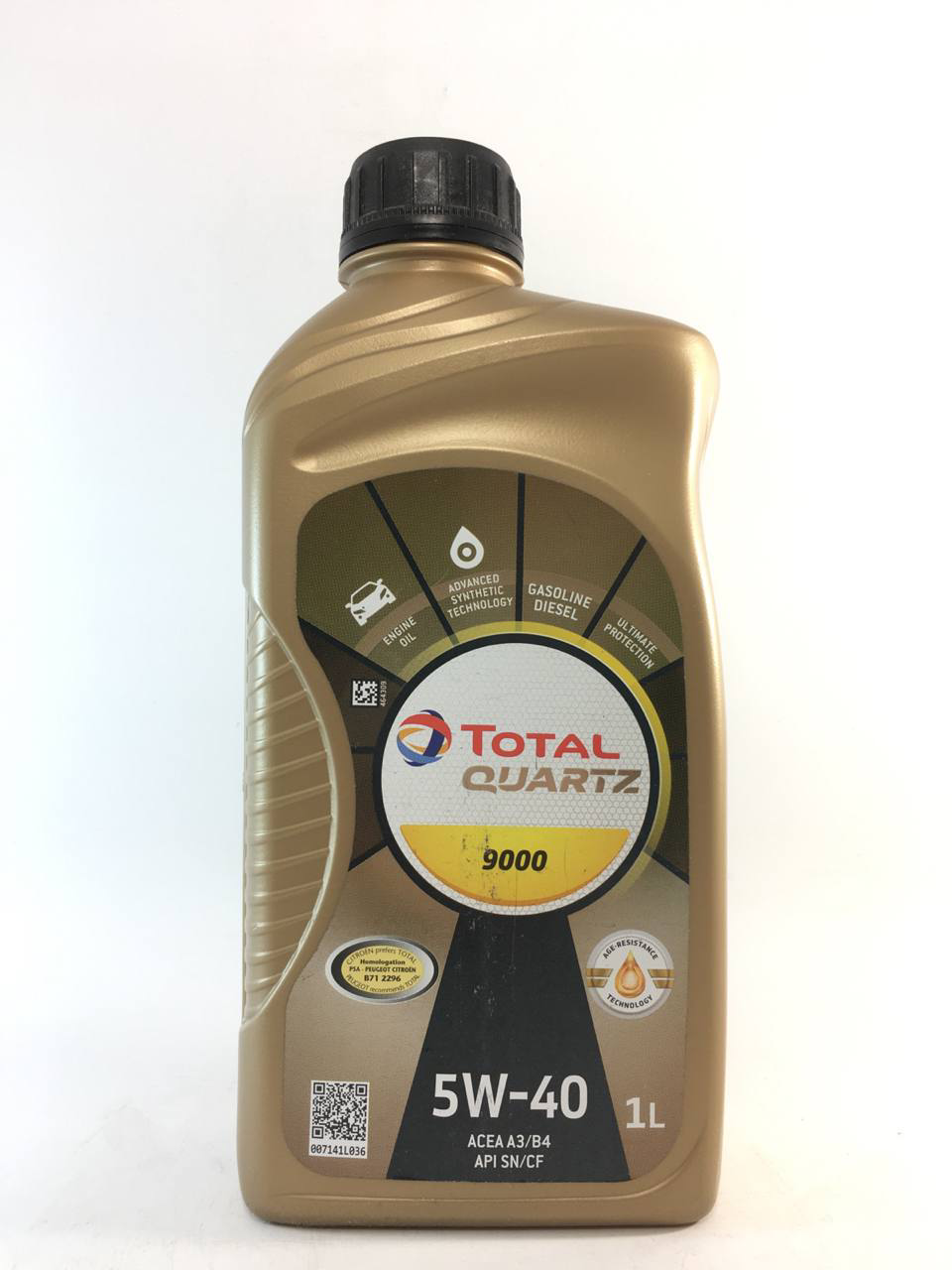 Моторна олива Total Quartz A3/B4 SP 9000 5W-40 1 л (213764)