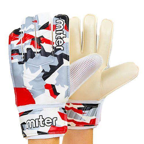 Вратарские перчатки Miter FB-6744 р. 10 Серо-красный (57429048) Вратарские перчатки Miter FB-6744 р. 10 Серо-красный (57429048)