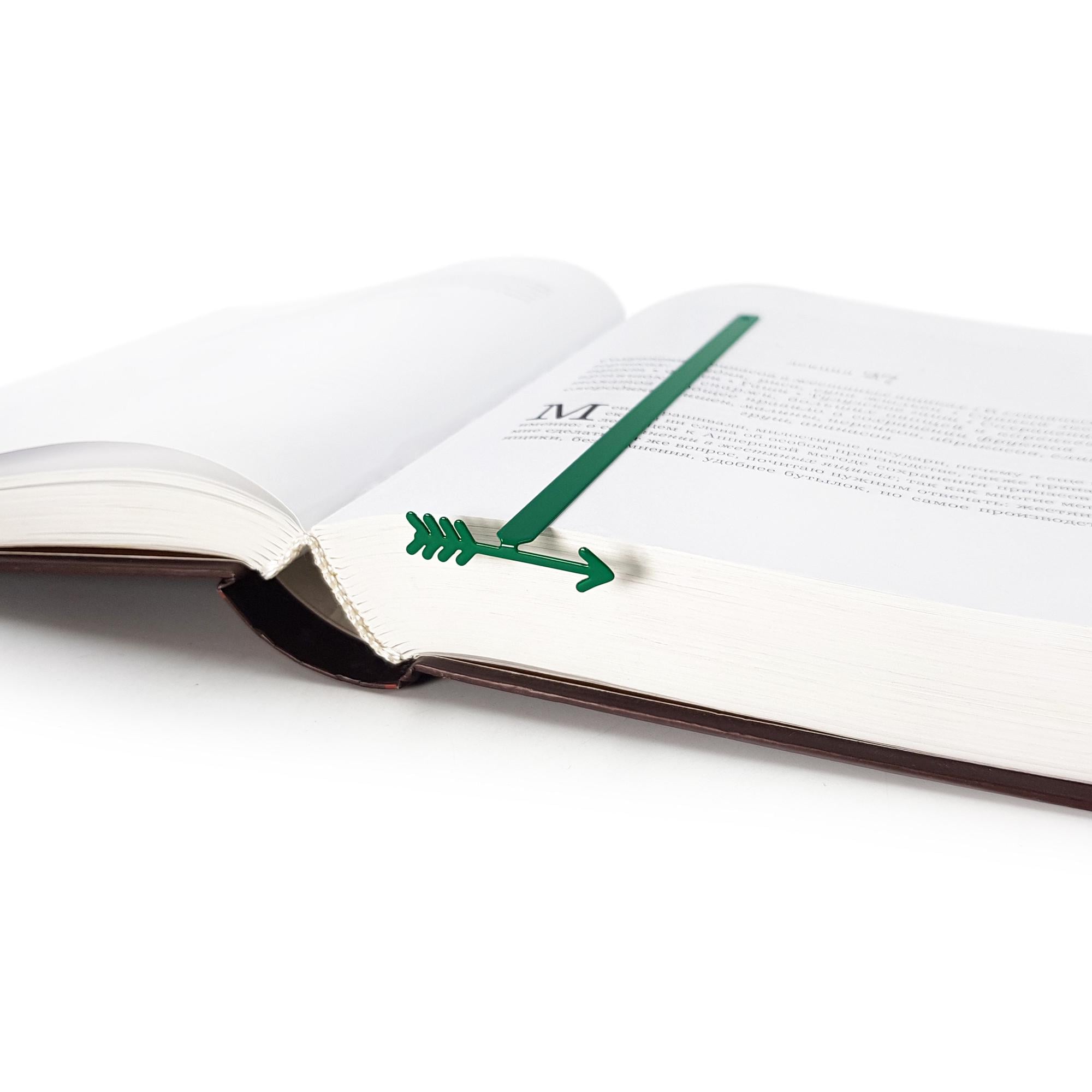 Закладка для книг Стріла (sp6-BM01_arrow_grn)