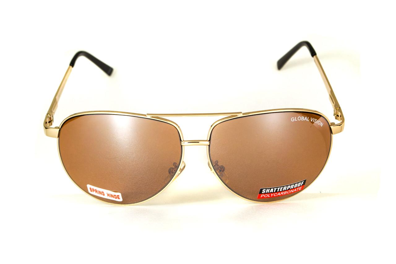 Очки защитные Global Vision Aviator-4 Коричневый (69961757984321) - фото 6 Очки защитные Global Vision Aviator-4 Коричневый (69961757984321) - фото 6