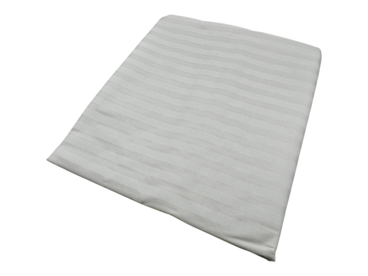 Простирадло в смужку страйп-сатин 240х220 см Білий (S-s3535/x240) Простирадло в смужку страйп-сатин 240х220 см Білий (S-s3535/x240)