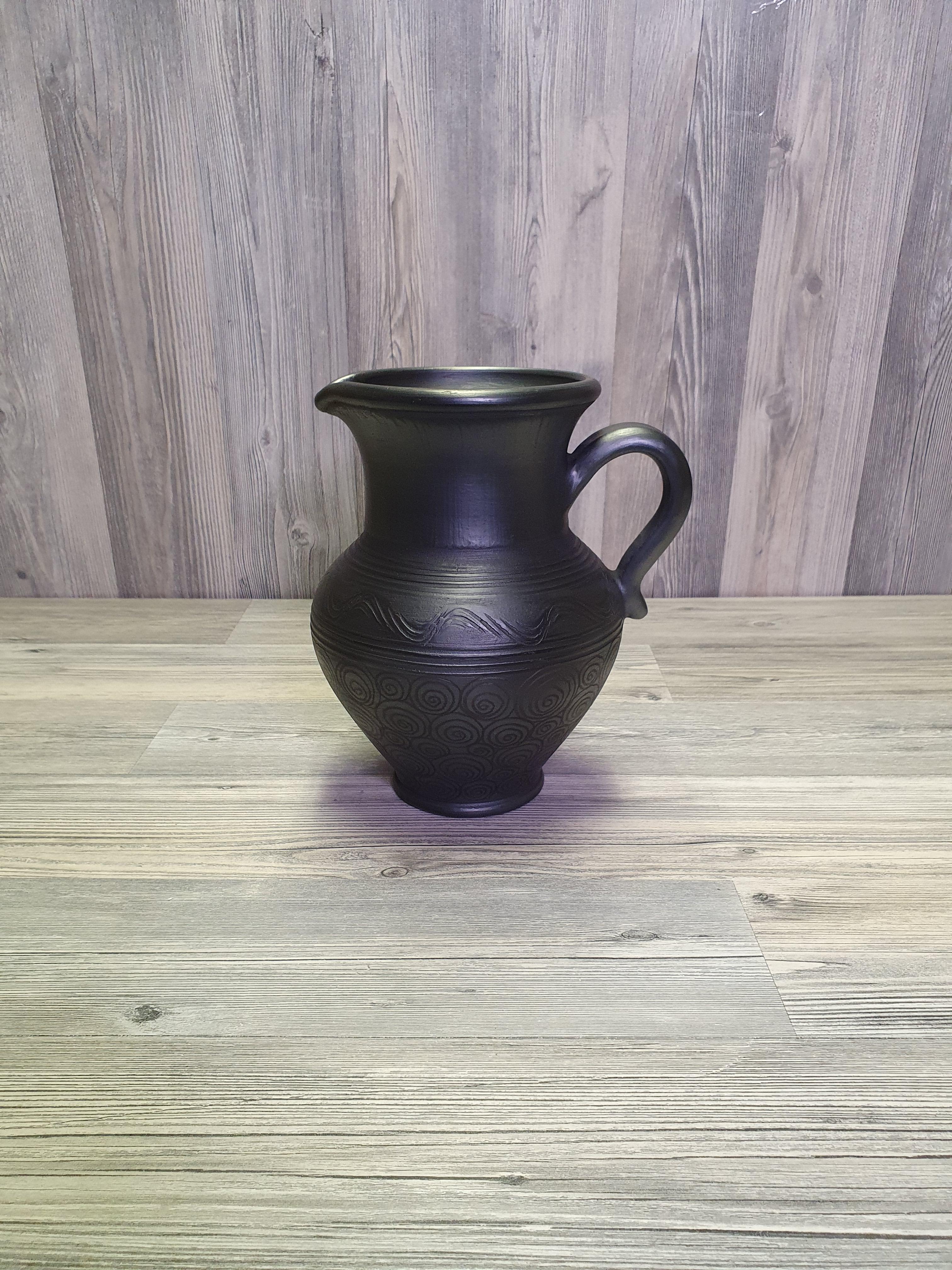 Кувшин из черной глины (5282) - фото 8 Кувшин из черной глины (5282) - фото 8