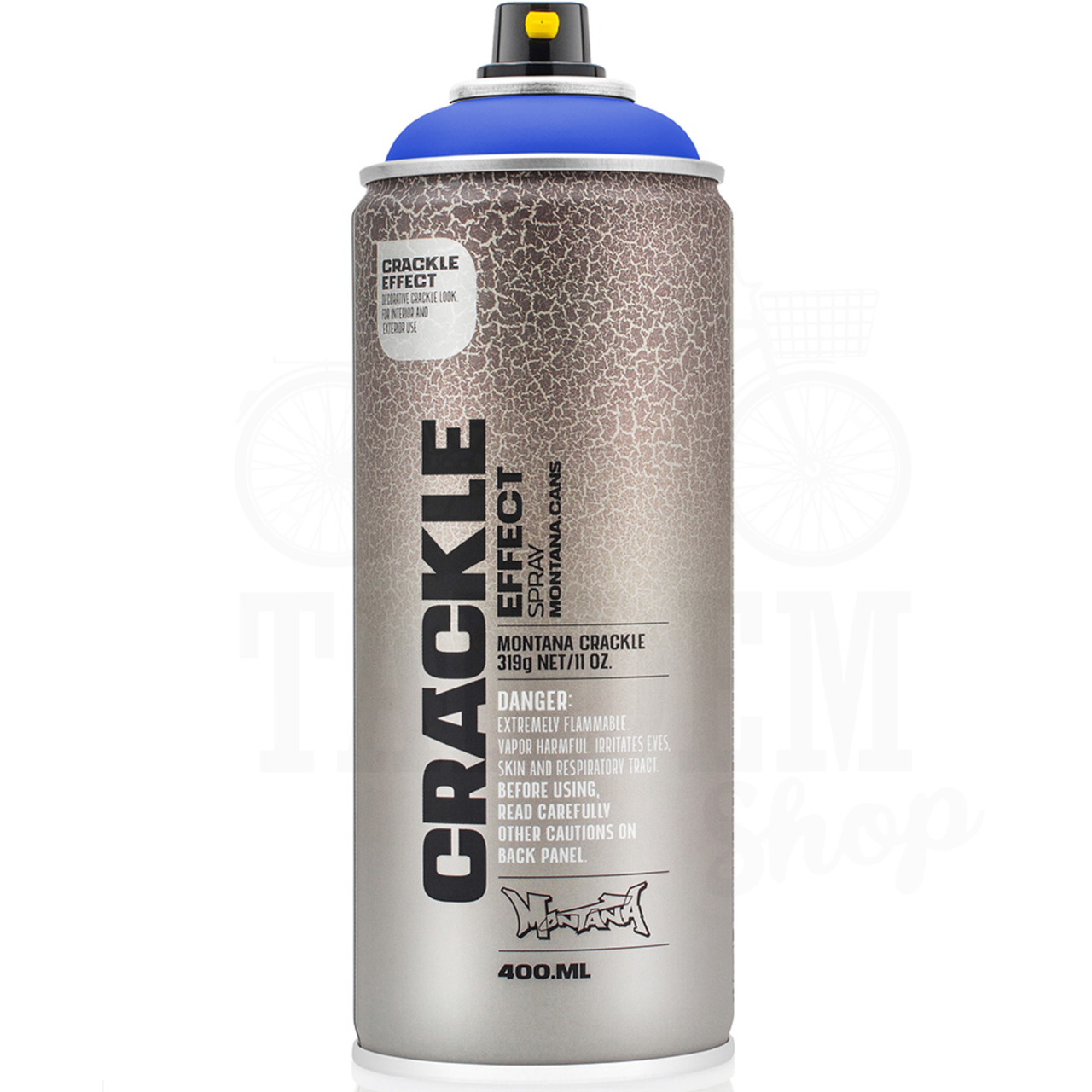 Краска с эффектом растрескивания Montana Crackle 400 мл аэрозоль EC5010 Gentian Blue