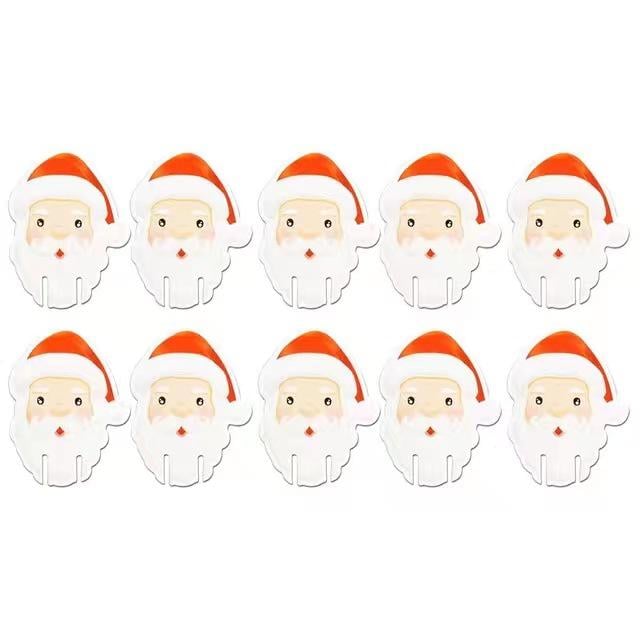 Карточки рассадочные на новый год Санта-Клаус 10 шт. 7x5 см Красно-белый (12500) Карточки рассадочные на новый год Санта-Клаус 10 шт. 7x5 см Красно-белый (12500)