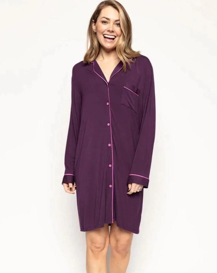 Халат женский средней длины CYBERJAMMIES Clarissa 9477 10 S Фиолетовый (12541)