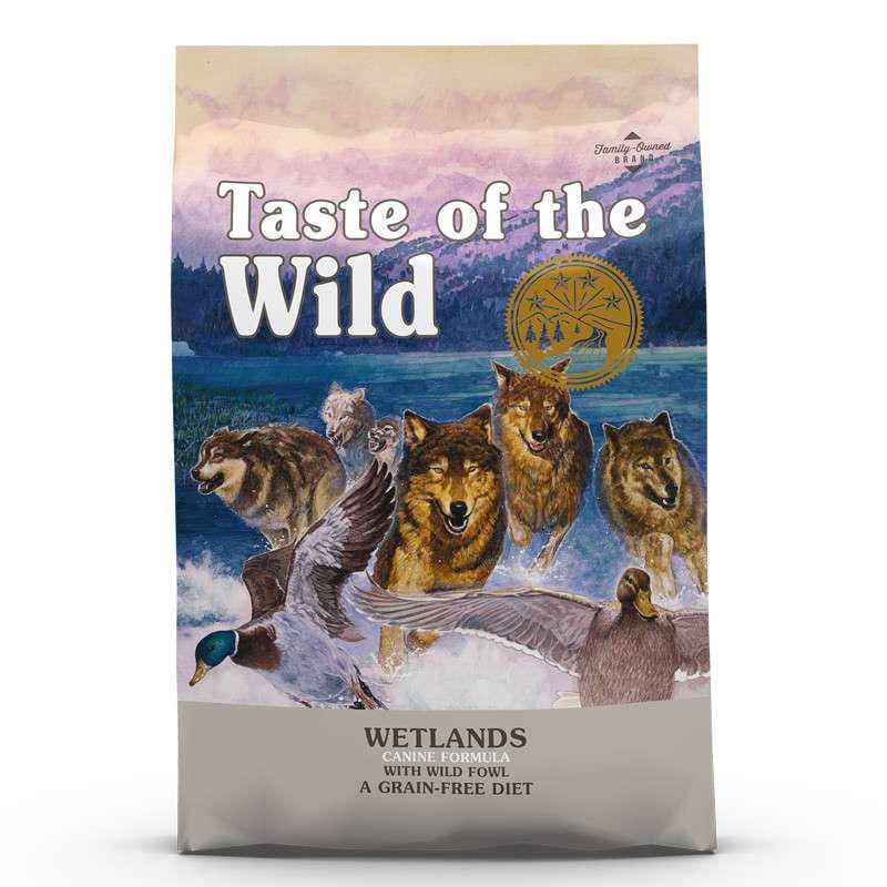 Беззерновой корм Taste of the Wild Wetlands Canine с уткой и перепелами 2 кг (78939)