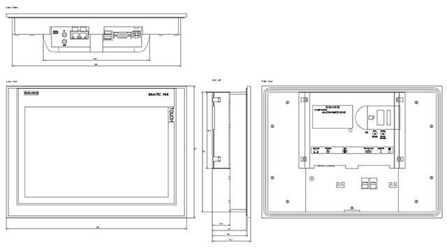 Система визуализации Siemens TP1200 Comfort HMI Panel 12,1" 6AV2124-0MC01-0AX0 - фото 3