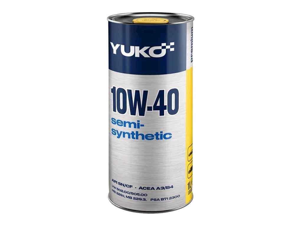 Масло моторне напівсинтетичне YUKO 10W-40 SEMISYNTHETIC API SN/CF 1 л (843618)