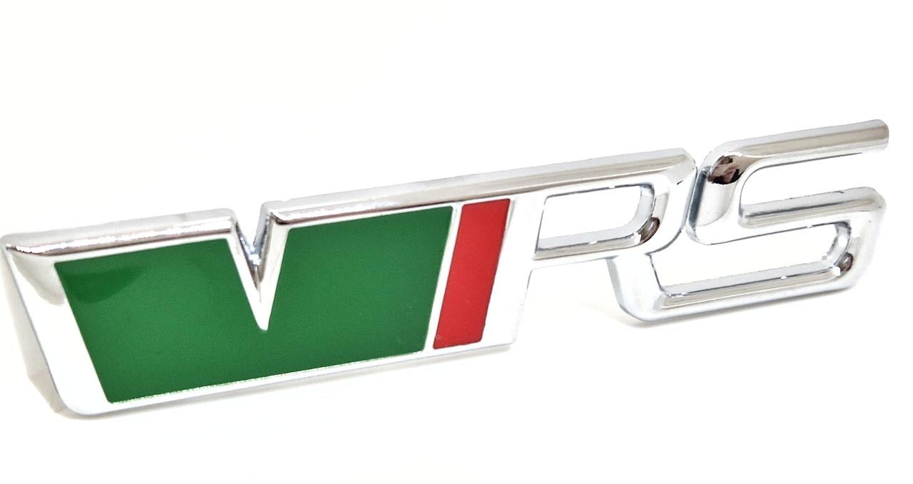 Эмблема надпись VRS Skoda на крышку багажника ВРС (2474686999)
