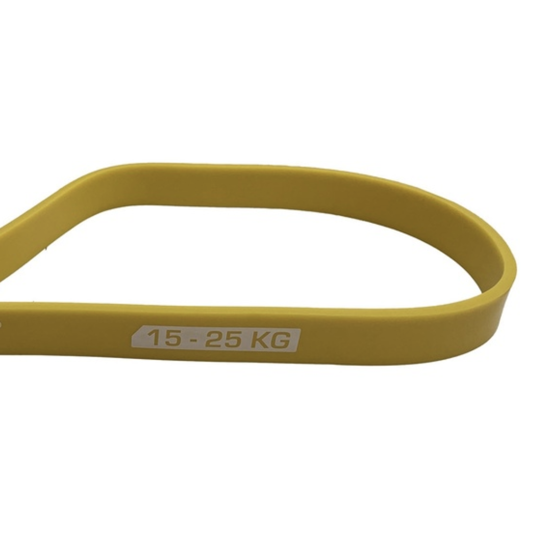 Резинка для фитнеса York 2080x22x4, 5 мм 15-25 кг Желтый (3543) - фото 5 Резинка для фитнеса York 2080x22x4, 5 мм 15-25 кг Желтый (3543) - фото 5