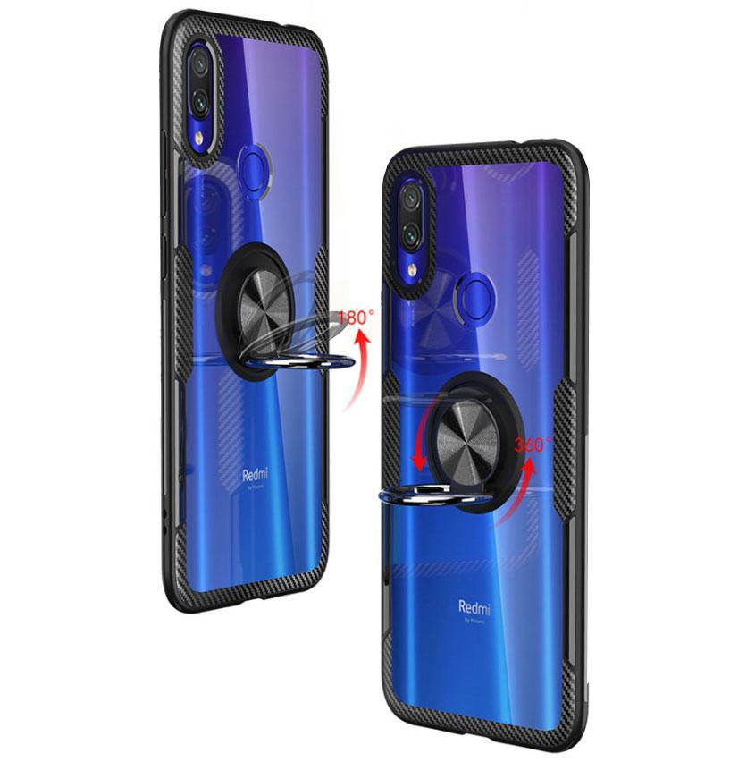 Чохол Primolux Ring Magnetic Stand для Xiaomi Redmi Note 7/Note 7 Pro Black (1120859687) - фото 2 Чохол Primolux Ring Magnetic Stand для Xiaomi Redmi Note 7/Note 7 Pro Black (1120859687) - фото 2