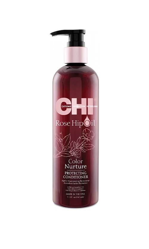 Кондиціонер для фарбованого волосся CHI Rose Hip Oil Color Nurture Protecting (30647) - фото 1