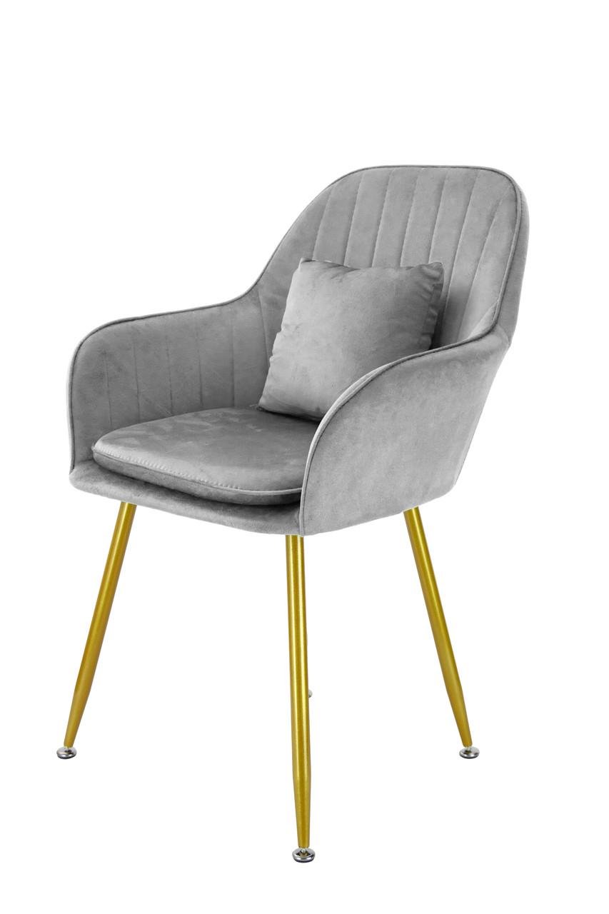 Стул для кухни и гостинной RIAS DSF-316 с мягкой обивкой Grey (3_06769)
