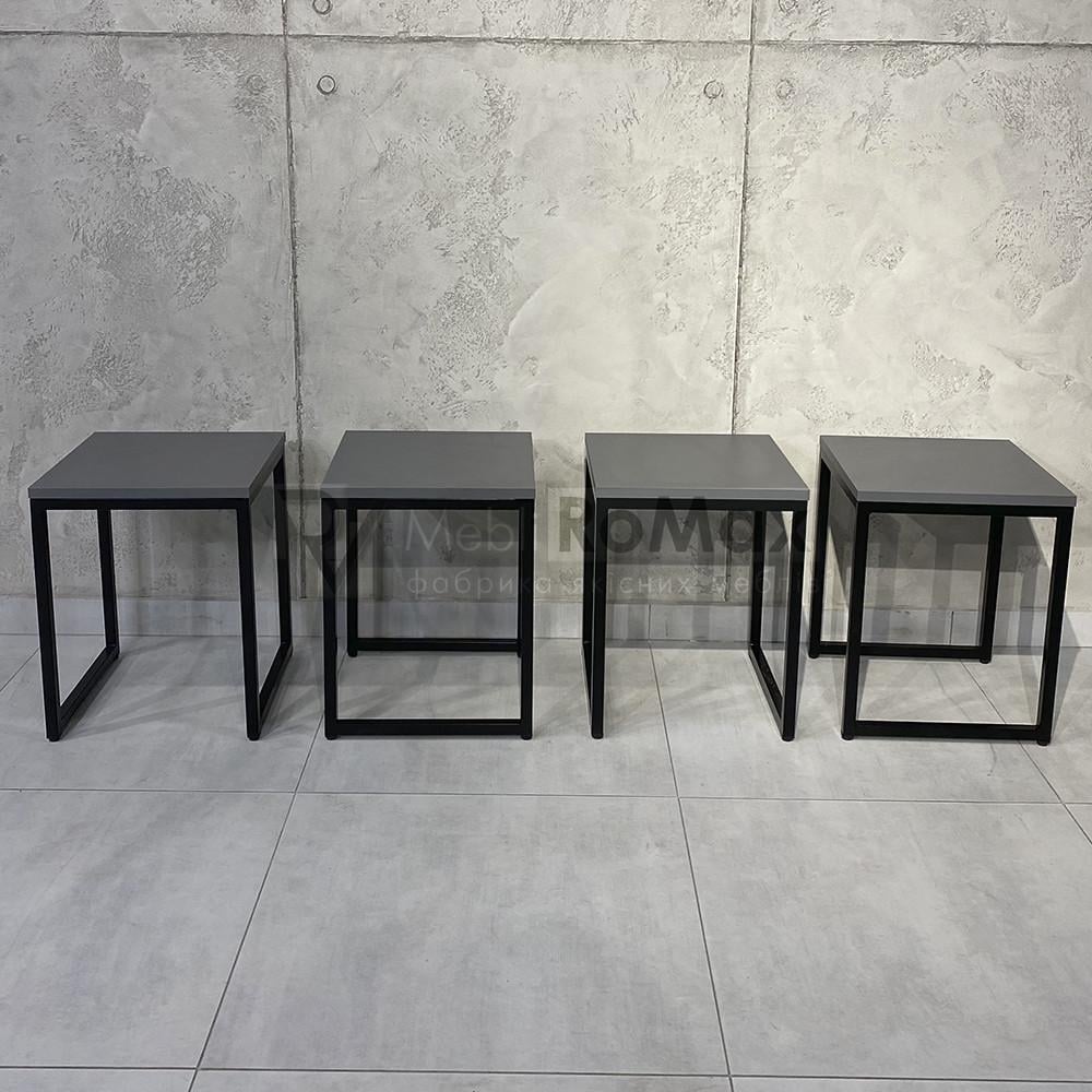 Табурет Антрацитовый/Черный (000087578) - фото 4 Табурет Антрацитовый/Черный (000087578) - фото 4