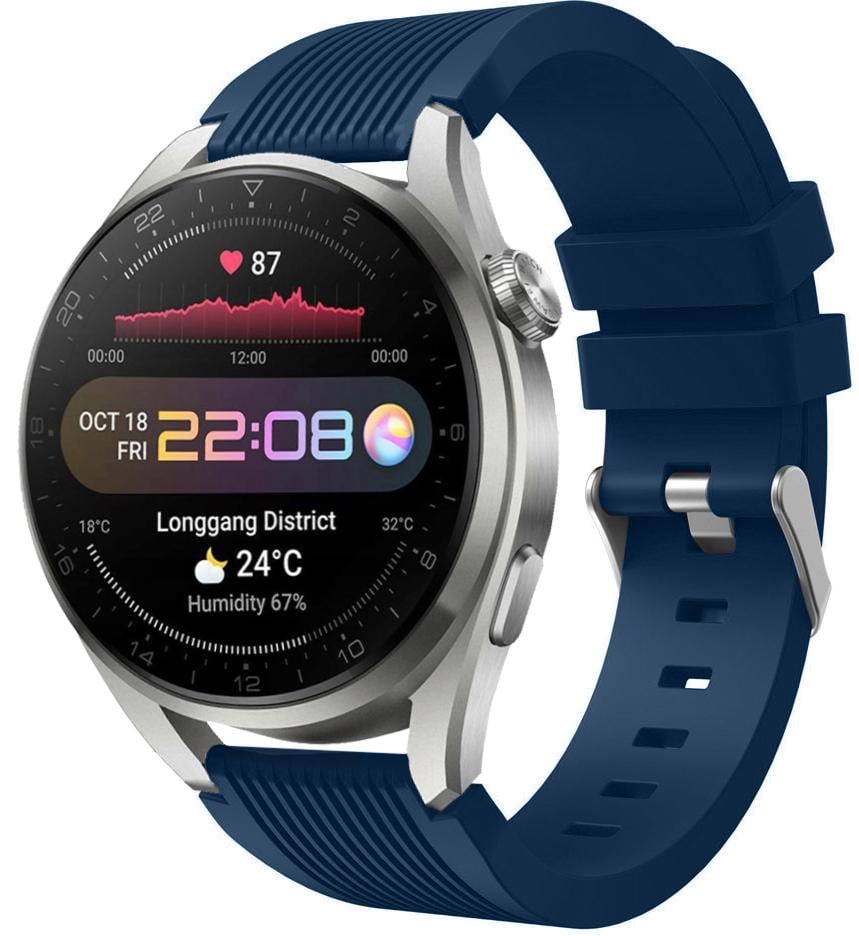 Ремешок Line для Huawei Watch 3 Pro Dark Blue (22565-5D)