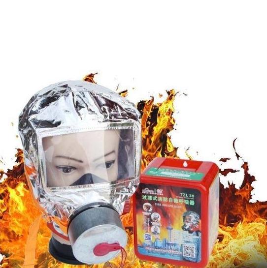 Протигаз для захисту від хімічних речовин Fire Mask TZL 30 із фільтром - фото 4