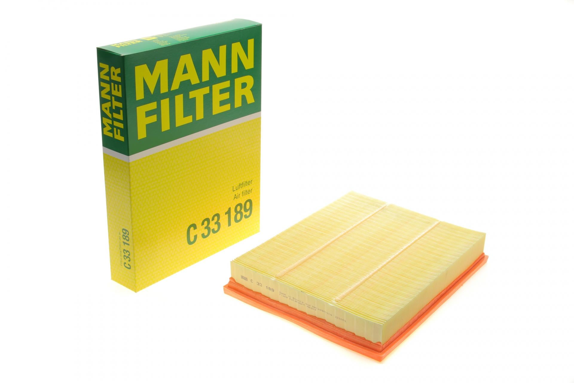 Фильтр воздушный Mann-Filter для Opel Vectra C 1,6-1,8 16V 02-08/Signum 1,8 16V 03-09/Fiat Croma 1,8 16V 05- (C 33 189)
