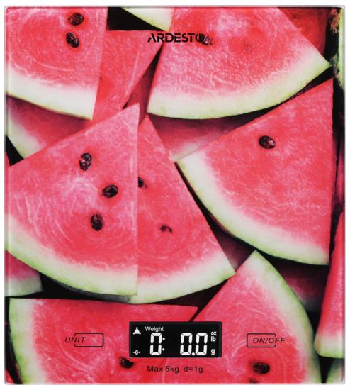 Весы кухонные Ardesto SCK-893WATERMELON