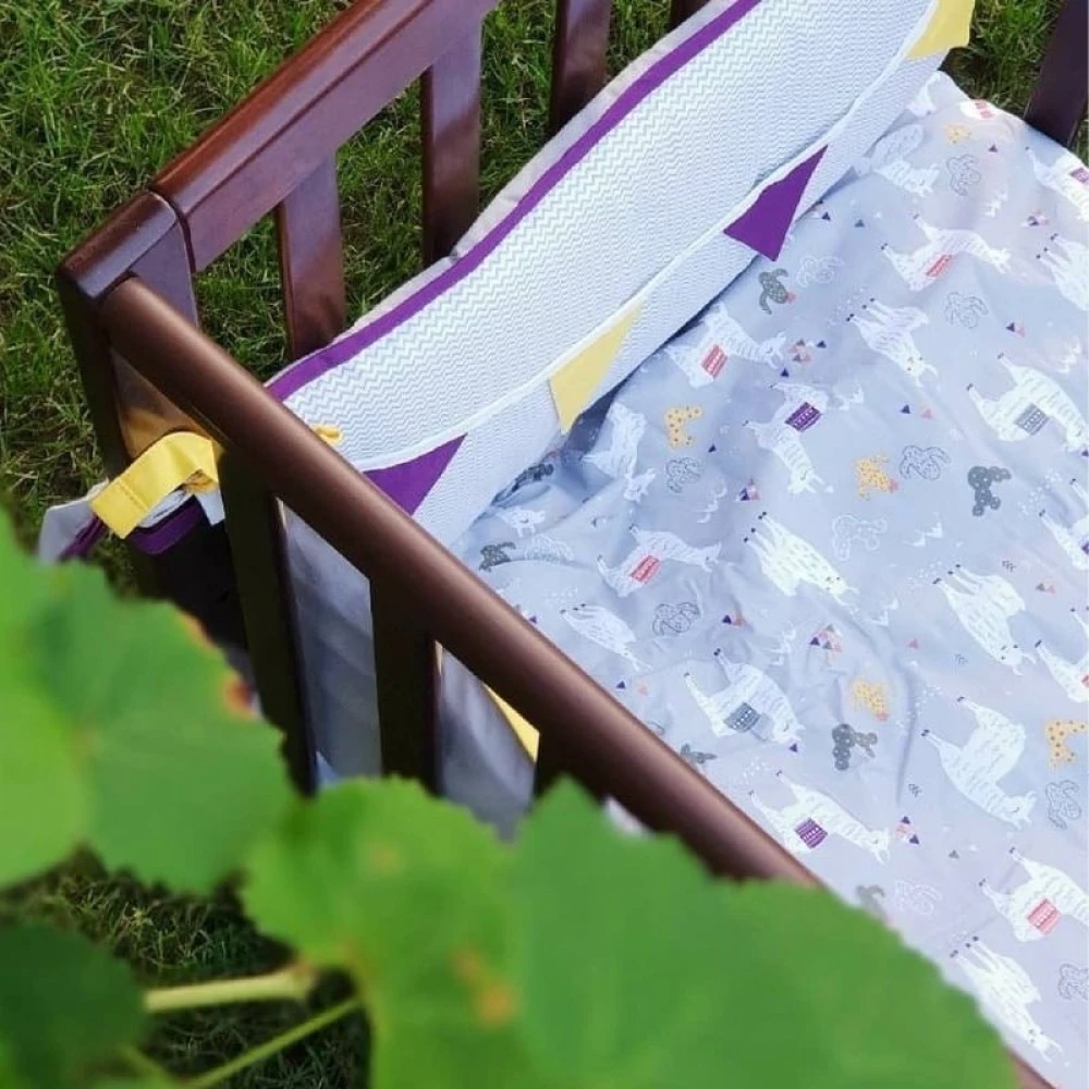 Дитяче ліжечко Veres ЛД 13 120x60 см Горіх - фото 6 Дитяче ліжечко Veres ЛД 13 120x60 см Горіх - фото 6