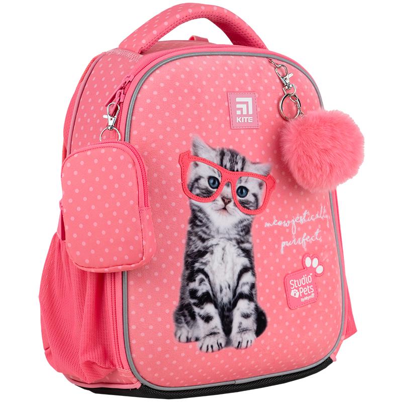 Школьный рюкзак каркасный Kite Education Studio Pets SP24-555S-2