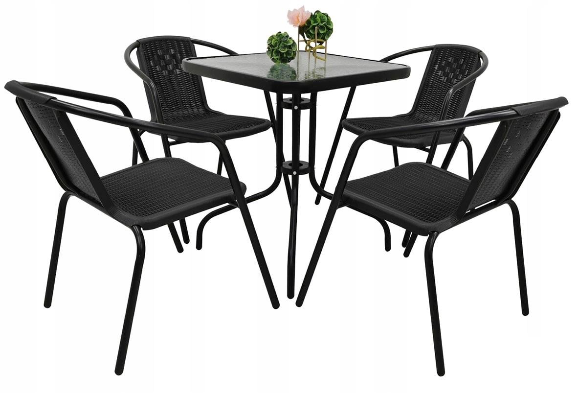 Набір меблів Zano Bistro 4 black
