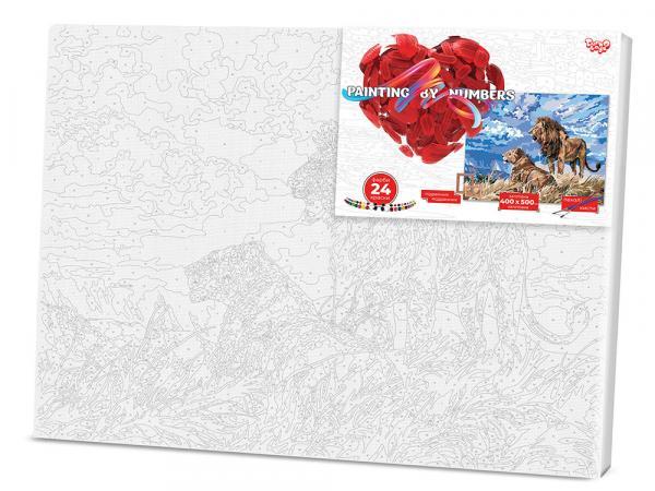 Картина по номерам Danko Toys №7 Львы 40х50 см серия 2 (KpNe-40x50-02-07) Картина по номерам Danko Toys №7 Львы 40х50 см серия 2 (KpNe-40x50-02-07)