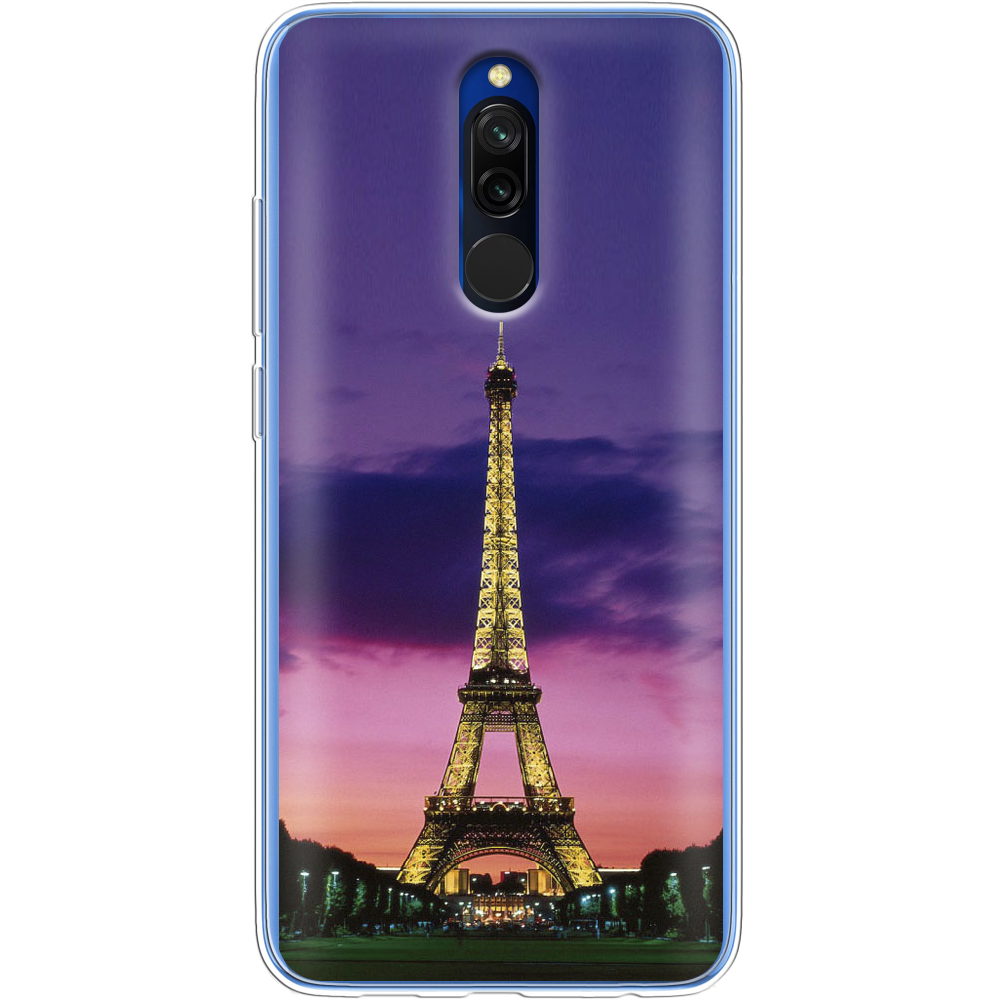 Чехол Boxface Xiaomi Redmi 8 Полночь в Париже Прозрачный силикон (38411-up964-38411)