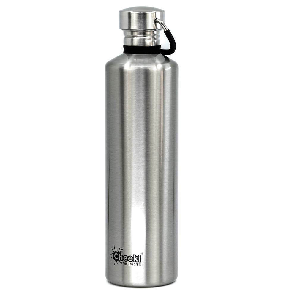 Бутылка для воды Cheeki Classic Single Wall 1 л Silver (CB1000SI1) Бутылка для воды Cheeki Classic Single Wall 1 л Silver (CB1000SI1)
