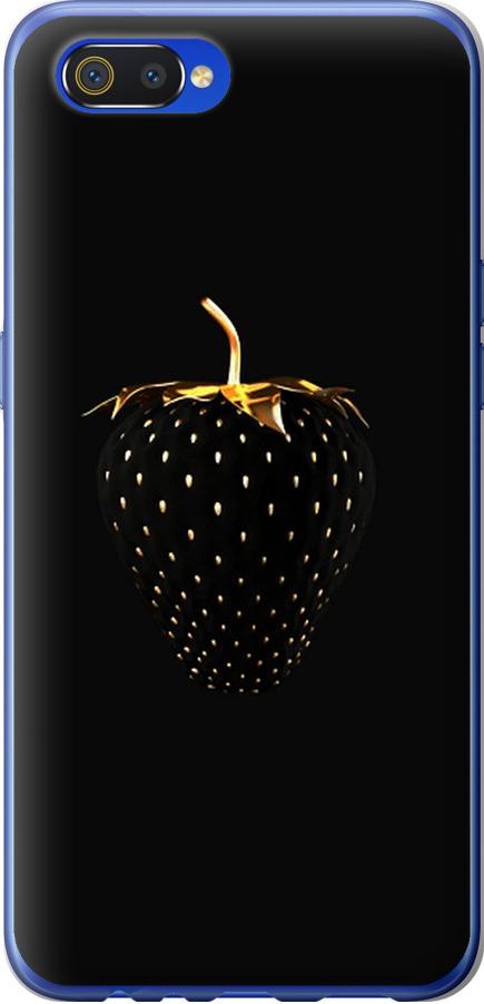 Чехол на Realme C2 Черная клубника (3585t-1852-42517)