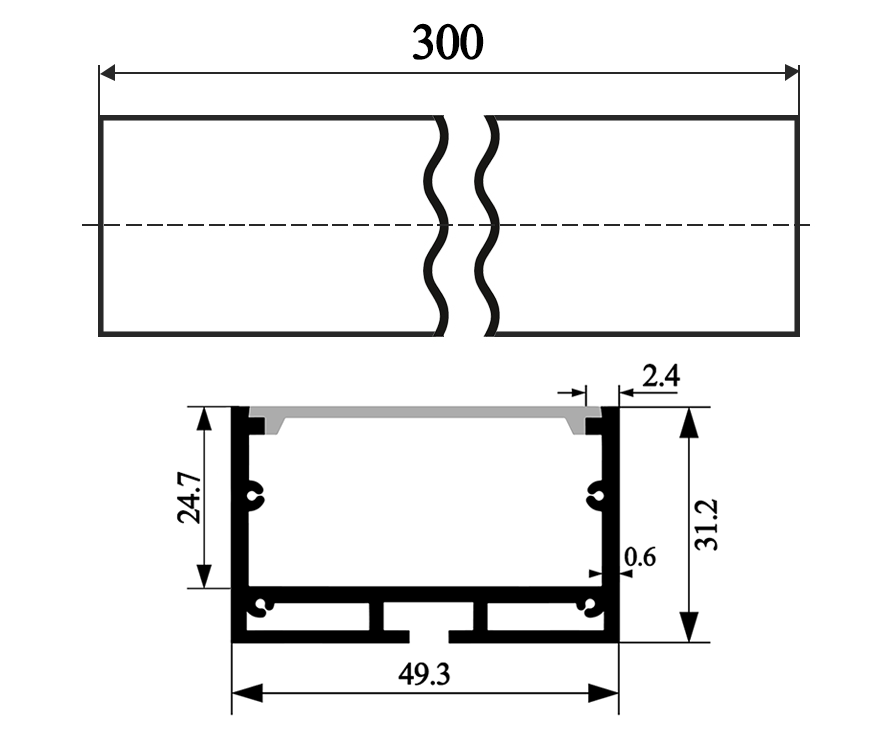 Светильник светодиодный подвесной линейный LEDUA N23-300 220V 4500К Черный (25344275) - фото 6 Светильник светодиодный подвесной линейный LEDUA N23-300 220V 4500К Черный (25344275) - фото 6