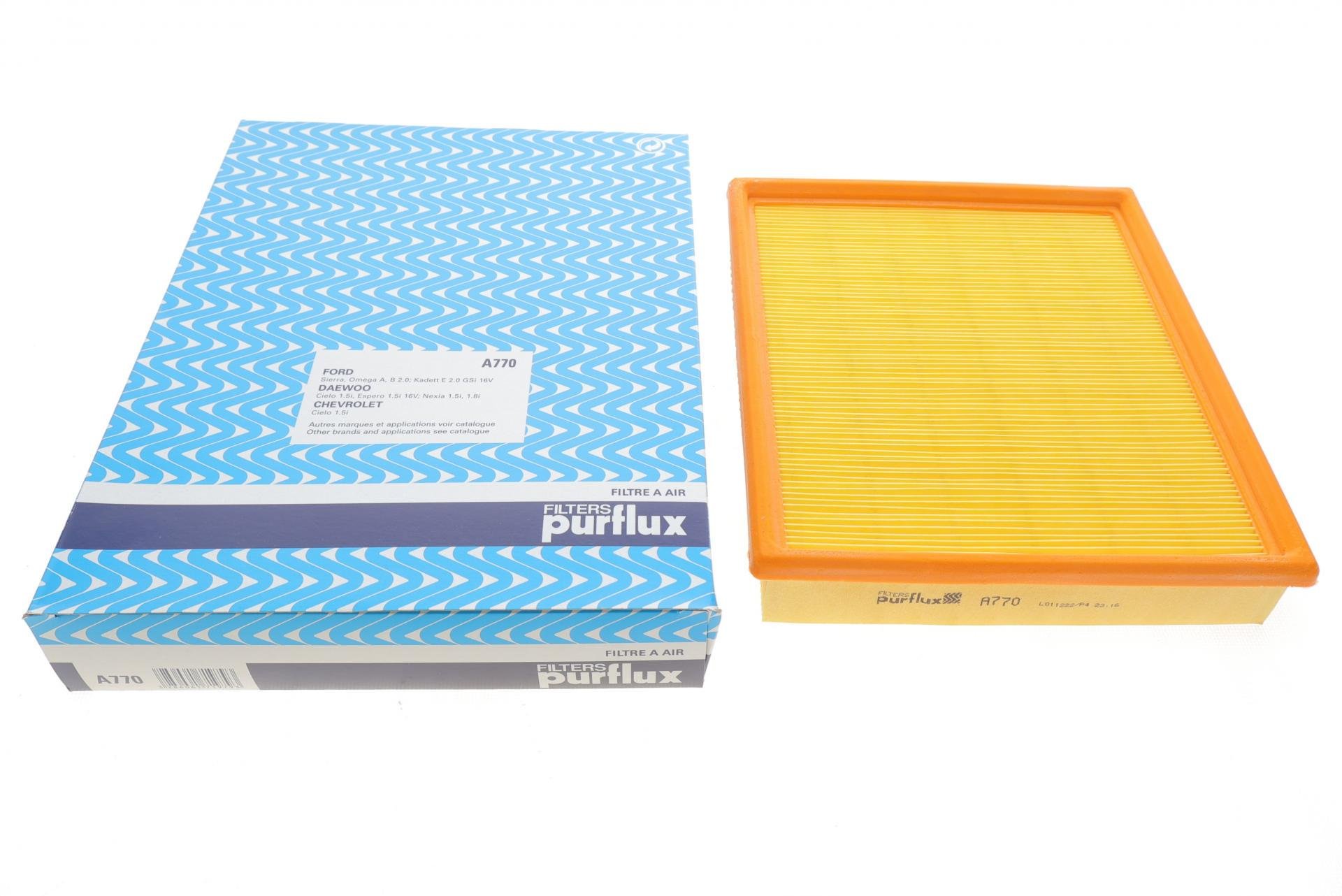 Фильтр воздушный PURFLUX для Ford Scorpio/Opel Omega A/Nexia 1,5-2,5D 85- A770)