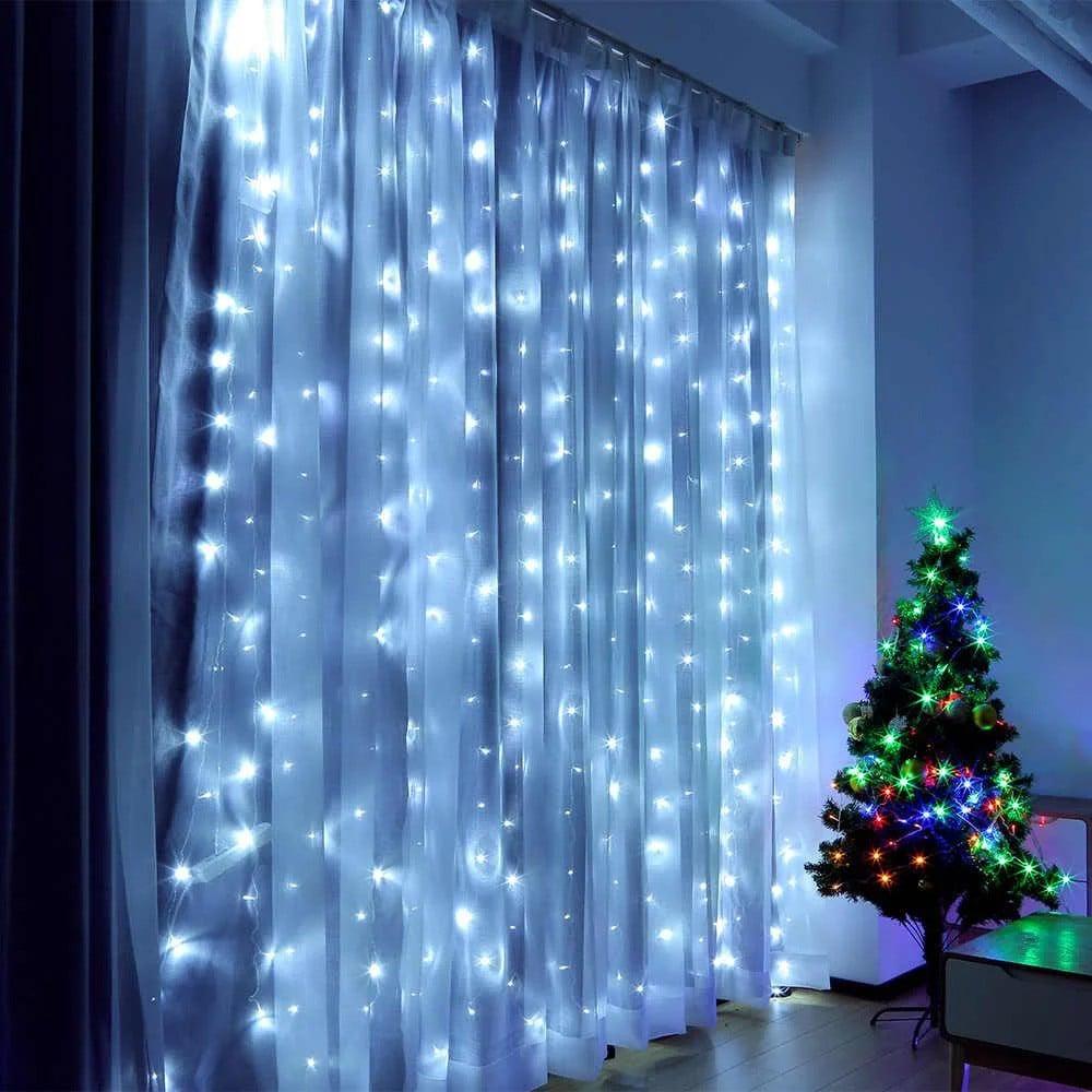 Гирлянда-водопад Xmas W-3 336 Led 3х2 м Белый (1008213-White-1)