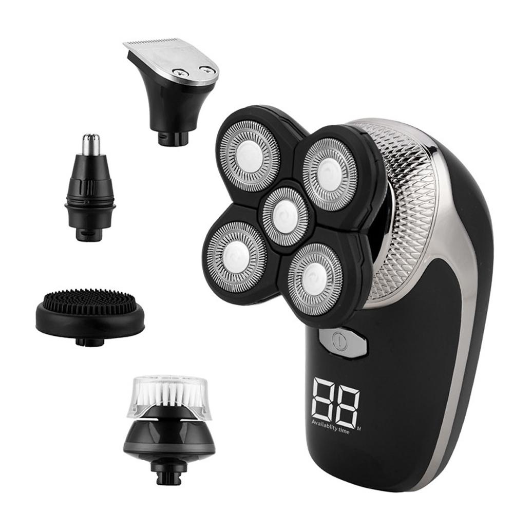 Электробритва с 5 плавающими ножами и триммером роторная VGR V-330 5в1 (120.492)