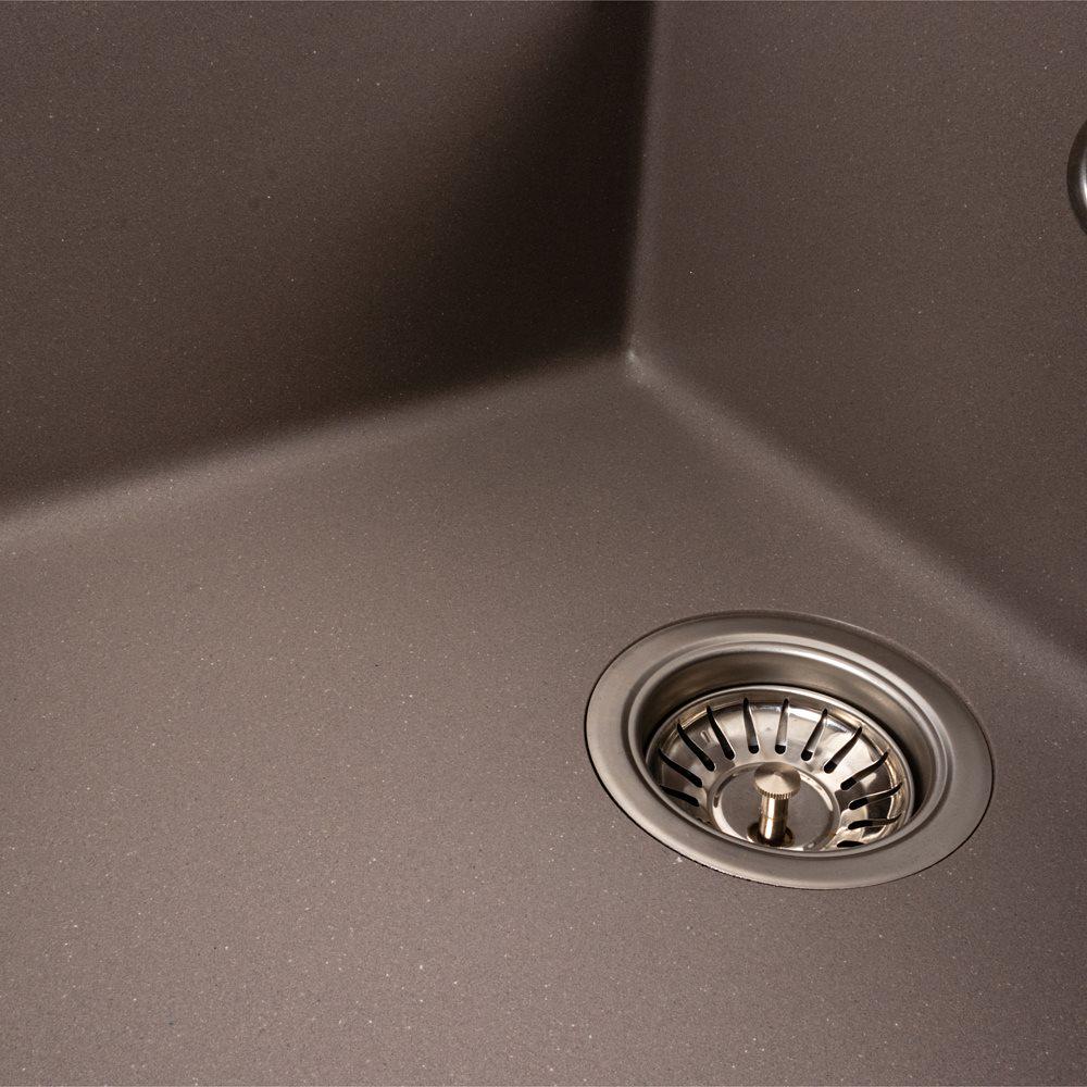Мойка кухонная гранитная 7050 Cascada Platinum матовая Дюна - фото 5 Мойка кухонная гранитная 7050 Cascada Platinum матовая Дюна - фото 5