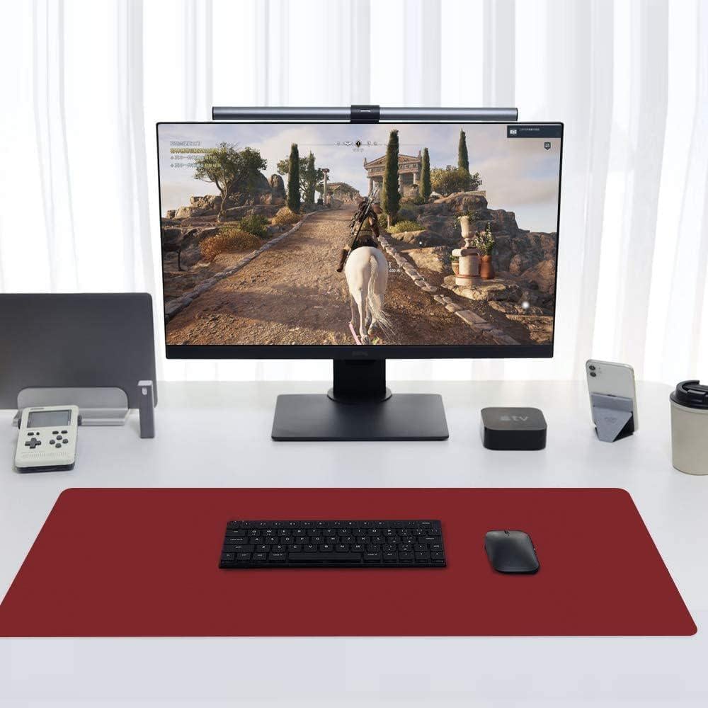 Ігрова поверхня Desk Mat Ultra Slim 900x400x1,8 мм Burgundy/Orange - фото 4 Ігрова поверхня Desk Mat Ultra Slim 900x400x1,8 мм Burgundy/Orange - фото 4